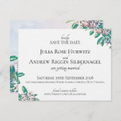 ホワイトサルファースプリングス 結婚式 Save the Date セーブザデート (正面/裏面)