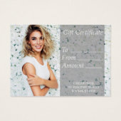 ホワイトサロンギフト券 (正面)