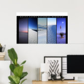 ホワイトサンズウィンドウ ポスター (ホームオフィス)