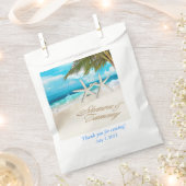 ホワイトサンズスターフィッシュビーチ結婚式 フェイバーバッグ (クリップ留めされた状態)