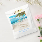 ホワイトサンズスターフィッシュビーチ結婚式 フェイバーバッグ (封をした状態)