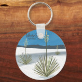 ホワイトサンズナショナルパークサンドドゥーンズニューメキシコ キーホルダー (正面)