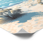 ホワイトサンズナショナルパークトラベルアートヴィンテージ ポスター (角)