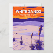 ホワイトサンズナショナルパークニューメキシコヴィンテージ シーズンカード (正面)