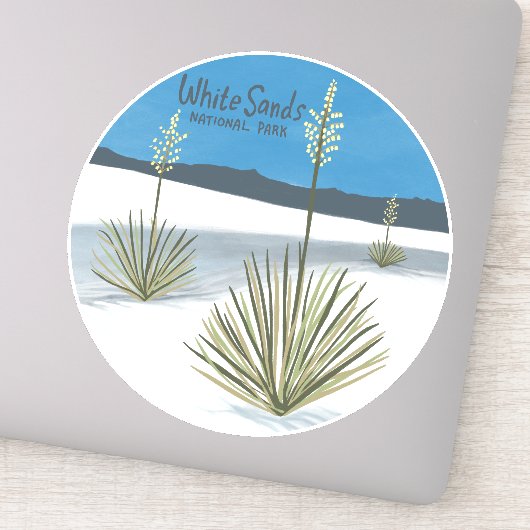 ホワイトサンズナショナルパークニューメキシコ石膏ユッカ シール (詳細)