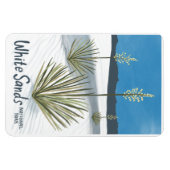 ホワイトサンズナショナルパークニューメキシコ石膏ユッカ マグネット (横)