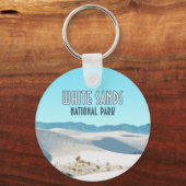 ホワイトサンズナショナルパークニューメキシコ キーホルダー (正面)