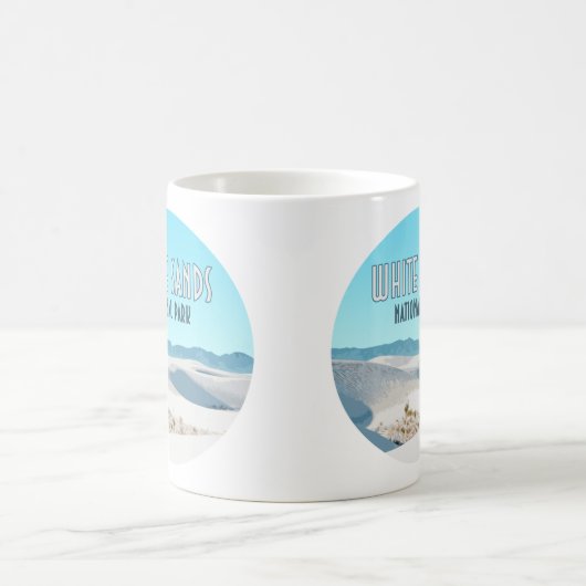 ホワイトサンズナショナルパークニューメキシコ コーヒーマグカップ (中央)