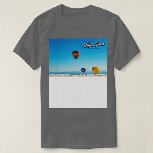 ホワイトサンズホットエアバルーン招待4 Tシャツ (デザイン正面)