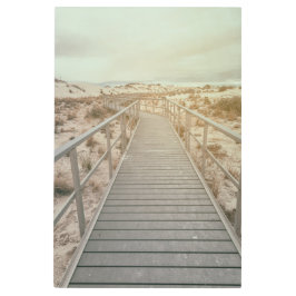 ホワイトサンズボードウォーク メタルプリント