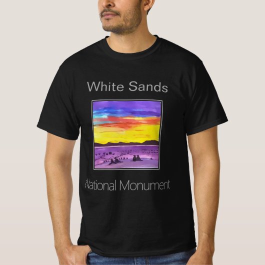 ホワイトサンズ国家記念碑 Tシャツ (正面)