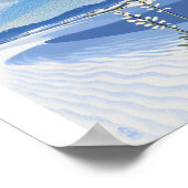 ホワイトサンズ国立公園リトーのアートワークのポスター ポスター (角)