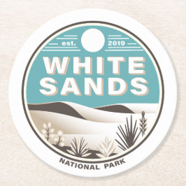 ホワイトサンズ国立公園 ラウンドペーパーコースター