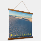 ホワイトサンズ国立公園 吊り下げ型タペストリー (傾斜あり)