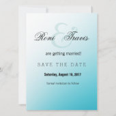 ホワイトサンズ頼ビーチ写真をチョップする セーブザデート (裏面)