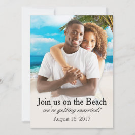 ホワイトサンズ頼ビーチ写真をチョップする 招待状