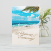 ホワイトサンズ頼ビーチ名を砂に入れる 招待状 (スタンド正面)