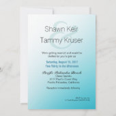 ホワイトサンズ頼ビーチ名を砂に入れる 招待状 (裏面)