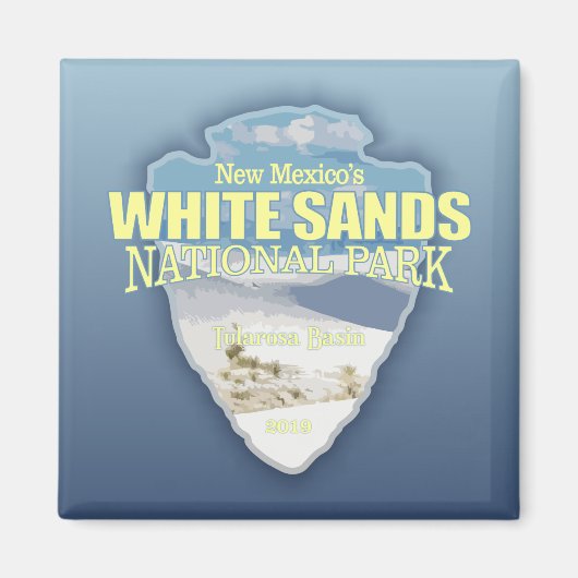 ホワイトサンズNP （矢印） マグネット (正面)