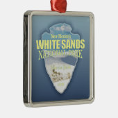 ホワイトサンズNP (矢印) メタルオーナメント (右)