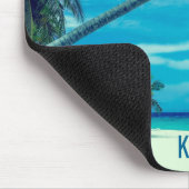 ホワイトサンディビーチウィズココナッツパームズ マウスパッド (コーナー)