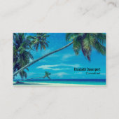 ホワイトサンディビーチウィズココナッツパームズ 名刺 (正面)