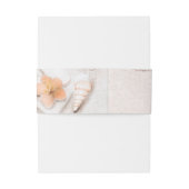 ホワイトサンディビーチスターフィッシュブルー海トロピカル 招待状ベリーバンド (裏面例)