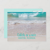 ホワイトサンディビーチデスティンフロリダポストカード ポストカード (正面/裏面)