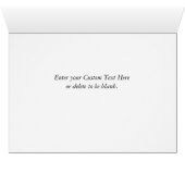 ホワイトサンディビーチフロリダコーストライングリーティングカード (内部横(下))