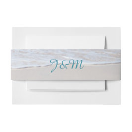 ホワイトサンディビーチ結婚式ベリーバンド 招待状ベリーバンド