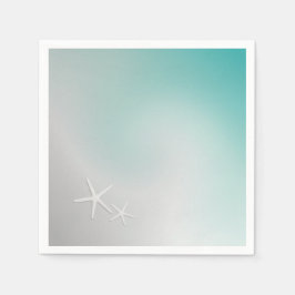 ホワイトサンディビーチ&スターフィッシュ スタンダードカクテルナプキン