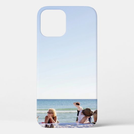 ホワイトサンドの人々はビーチ Case-Mate iPhoneケース (裏面)