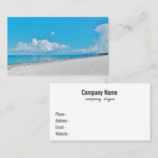 ホワイトサンドの名刺 名刺 (正面/裏面)