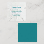 ホワイトサンドドル スクエア名刺 (正面/裏面)