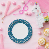 ホワイトサンドドル ペーパープレート (パーティー)