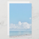 ホワイトサンドビーチ固定式 便箋 (正面/裏面)