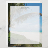 ホワイトサンドビーチw/Palm レターヘッド (正面/裏面)