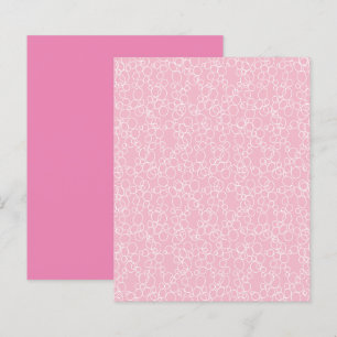 ホワイトサークルオンピンクスクラップブック紙