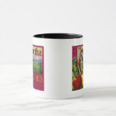 ホワイトサーモン,ワシントン – Tawasentha Apple Labe マグカップ (中央)