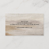 ホワイトシエレガントンガーミュージックボイス先生ミュージカル 名刺 (裏面)