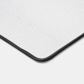 ホワイトシックエレガント偽レザープロフェッショナル デスクマット (コーナー)