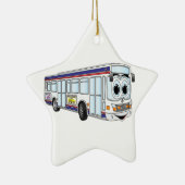 ホワイトシティバス漫画 セラミックオーナメント (右)