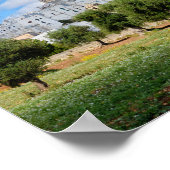 ホワイトシティOstuniオリーブの木とPugliaポスター ポスター (角)