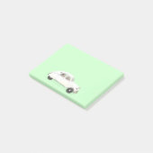 ホワイトシトロエン2CV ポストイット (アングル)