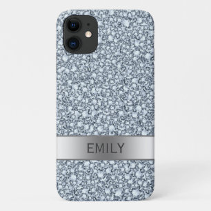 ホワイトシャイニーダイヤモンド iPhone 11 ケース