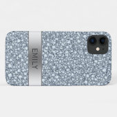 ホワイトシャイニーダイヤモンド Case-Mate iPhoneケース (裏面(横))