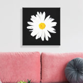 ホワイトシャスタデイジーキャンバスプリントウォールデコール キャンバスプリント (インサイチュ (リビング))