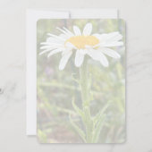 ホワイトシャスタデイジーフォトブライダルシャワー 招待状 (裏面)