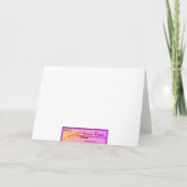 ホワイトシャムロック聖パトリックの日アイルランドの幸運 カード (裏面)