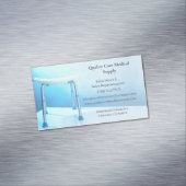 ホワイトシャワーチェアシニア気に機器医療機器 マグネット名刺 (インサイチュ)